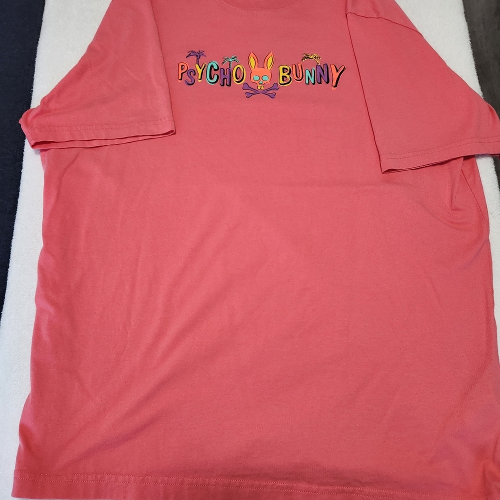 Psycho Bunny - Pink T-shirt (8) XXL